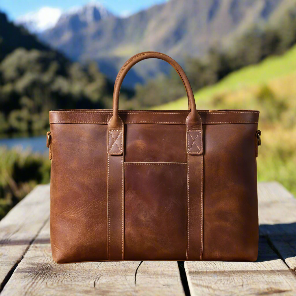Professional Premium Leather 16 inch Laptop Bag | Work & Office