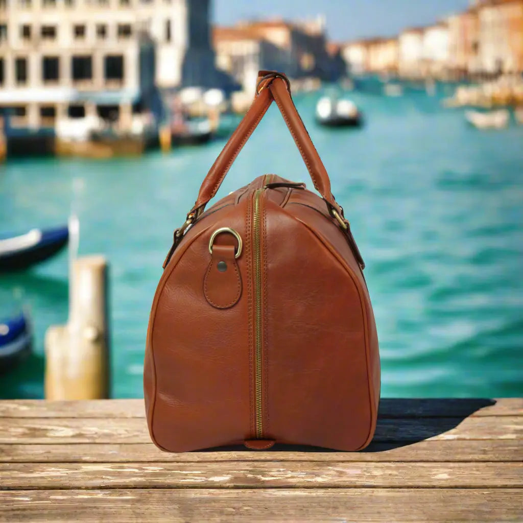 Full grain Leather Travel Bag | Weekend & Business Trips