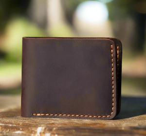 Handmade Full Grain Leather Wallet – Vintage Style Men’s