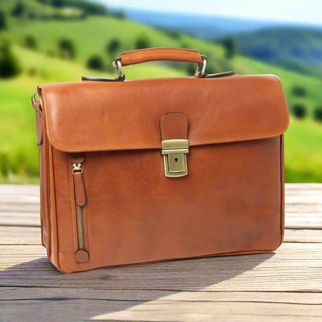 Full Grain Leather Briefcase | Office & Business