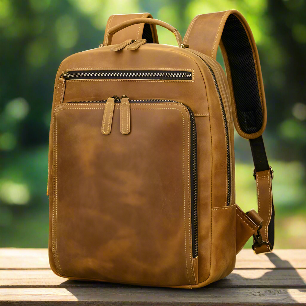 Men’s & Women’s Leather Backpack | Casual