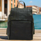 Leather laptop backpack | Work & Travel