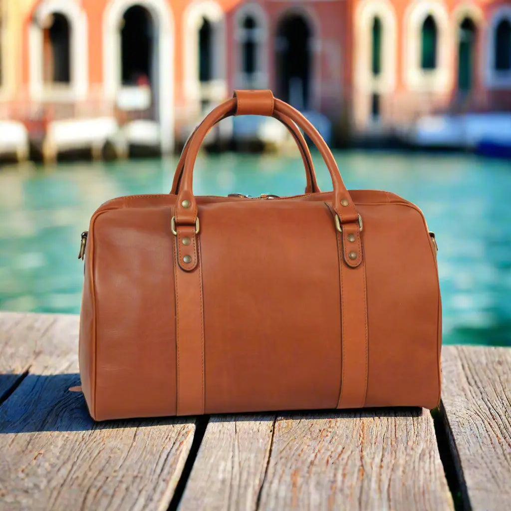Full grain Leather Travel Bag | Weekend & Business Trips