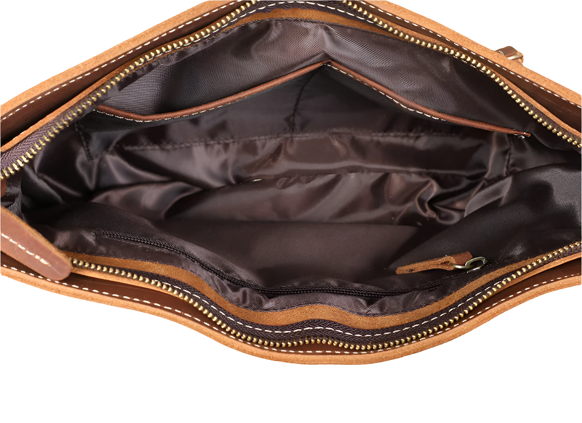 Luxury Leather Box Shoulder Bag | Work & Travel
