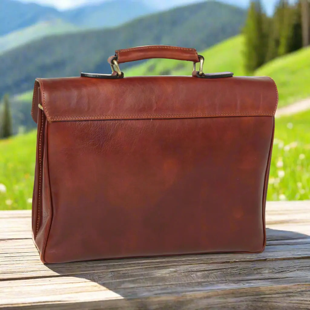 Full Grain Leather Briefcase | Office & Business