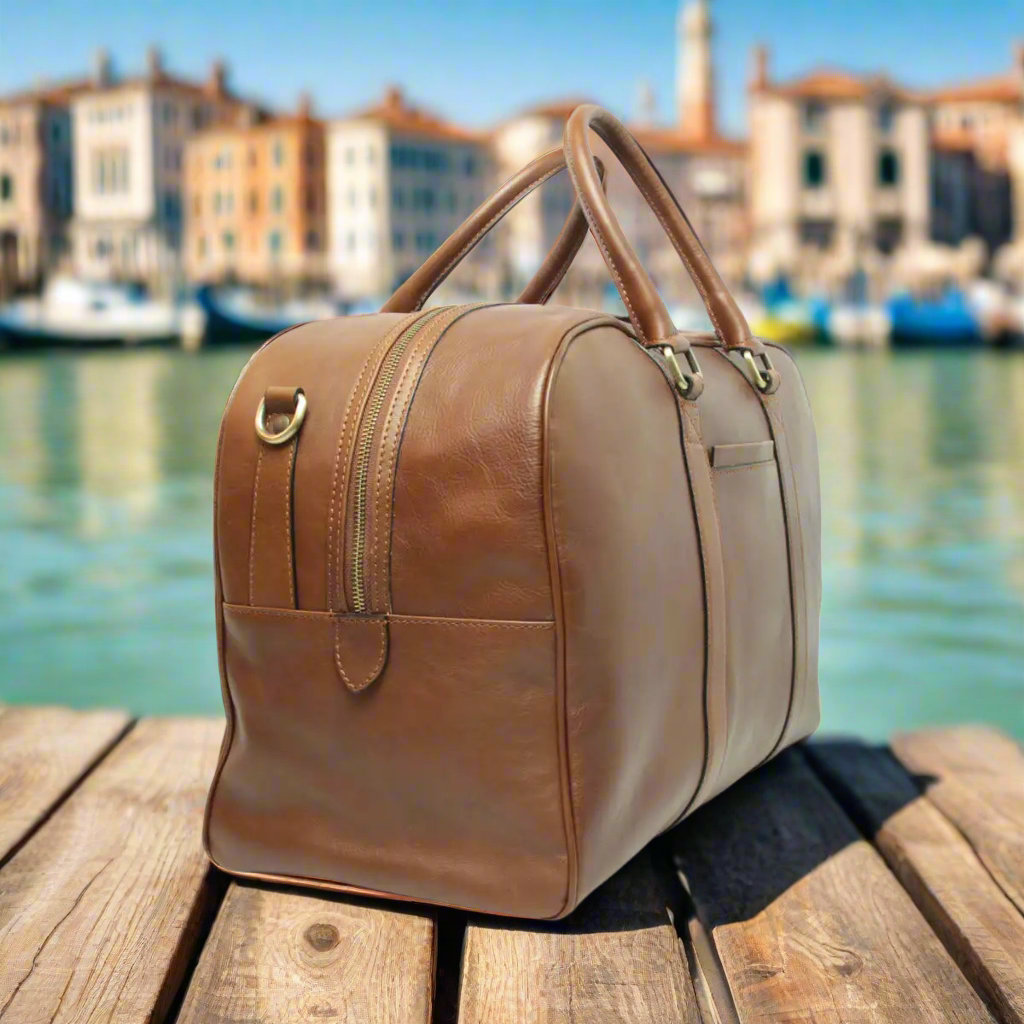 Soft Calfskin Leather Travel Bag | Business & Holidays