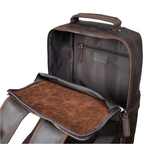 Structured Premium Cowhide Backpack | Travel & Everyday Use