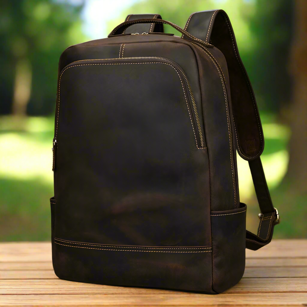 Men's Leather Backpack | Everyday Use