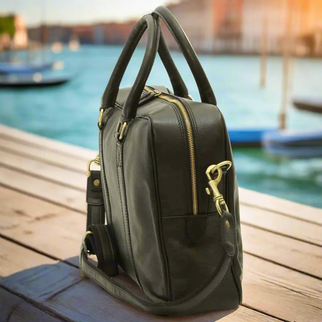Soft Calfskin Leather Briefcase | Business & Office