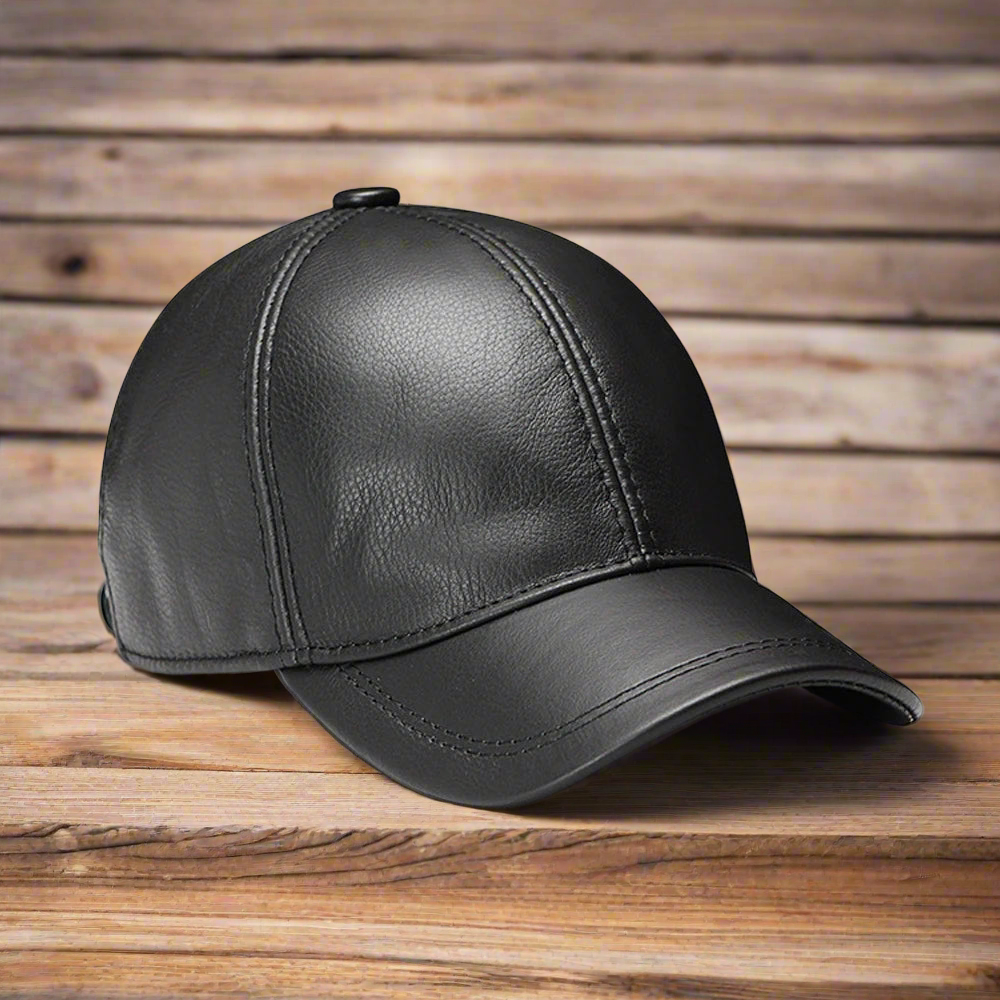 Genuine Leather Baseball Cap | Sports