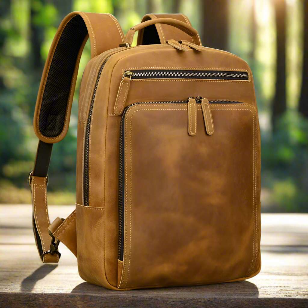 Men’s & Women’s Leather Backpack | Casual