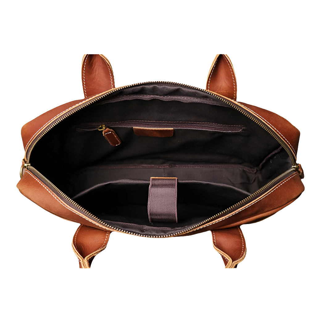 Professional Leather Laptop Bag | Office, Study, & Travel
