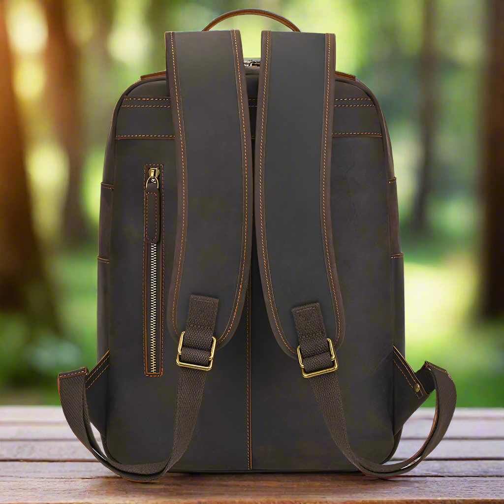 Classic Premium Leather Backpack | Work & Travel