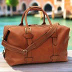 Cowhide Leather Travel Bag | Weekend & Business Trips