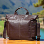 Versatile Premium Leather Briefcase | Office & Casual