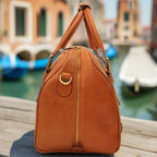 Cowhide Leather Duffel Bag | Travel & Business