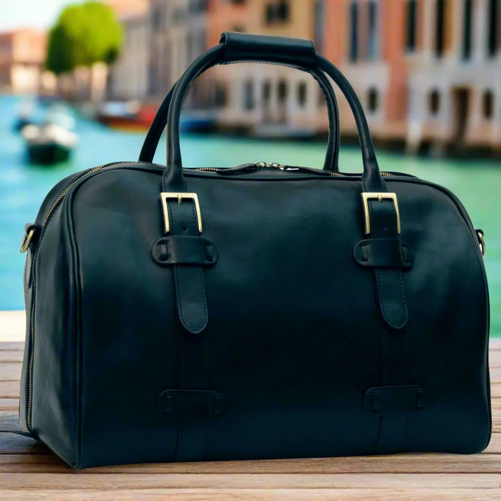 Cowhide Leather Duffel Bag | Travel & Business