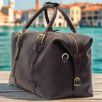 Cowhide Leather Travel Bag | Weekend & Business Trips