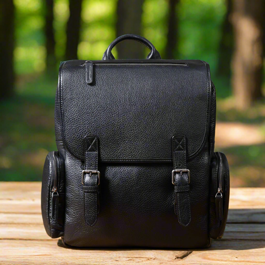 Full-Grain Leather Daypack | Travel & Everyday