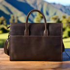 Boxy Leather 14 inch Laptop Bag | Work & Office