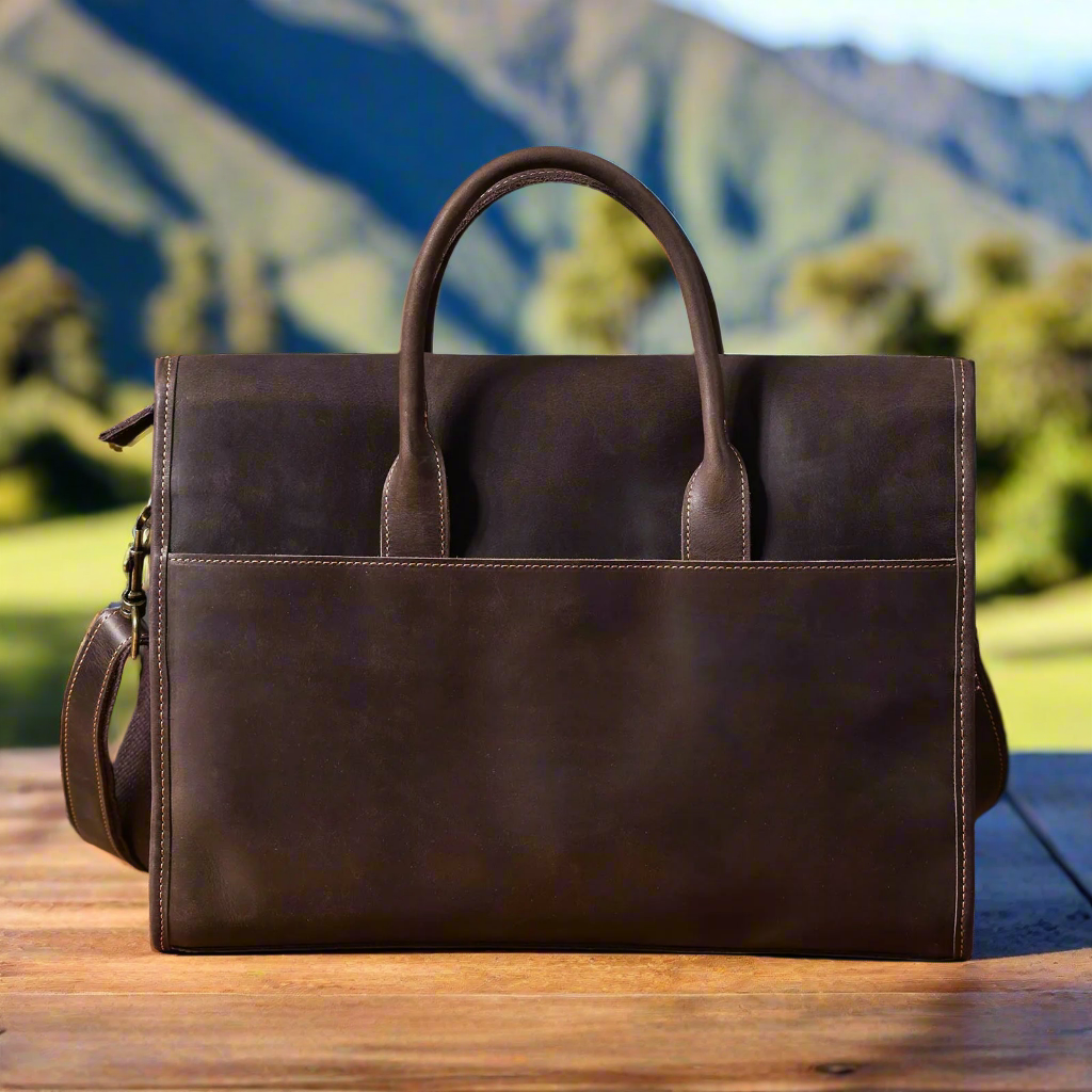 Boxy Leather 14 inch Laptop Bag | Work & Office