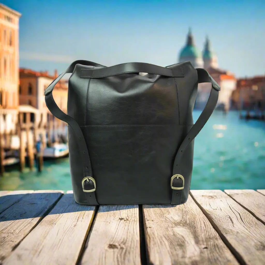 Full Grain Leather Backpack | Travel & Work