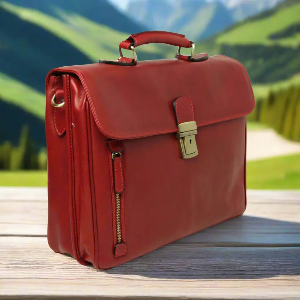 Full Grain Leather Briefcase | Office & Business