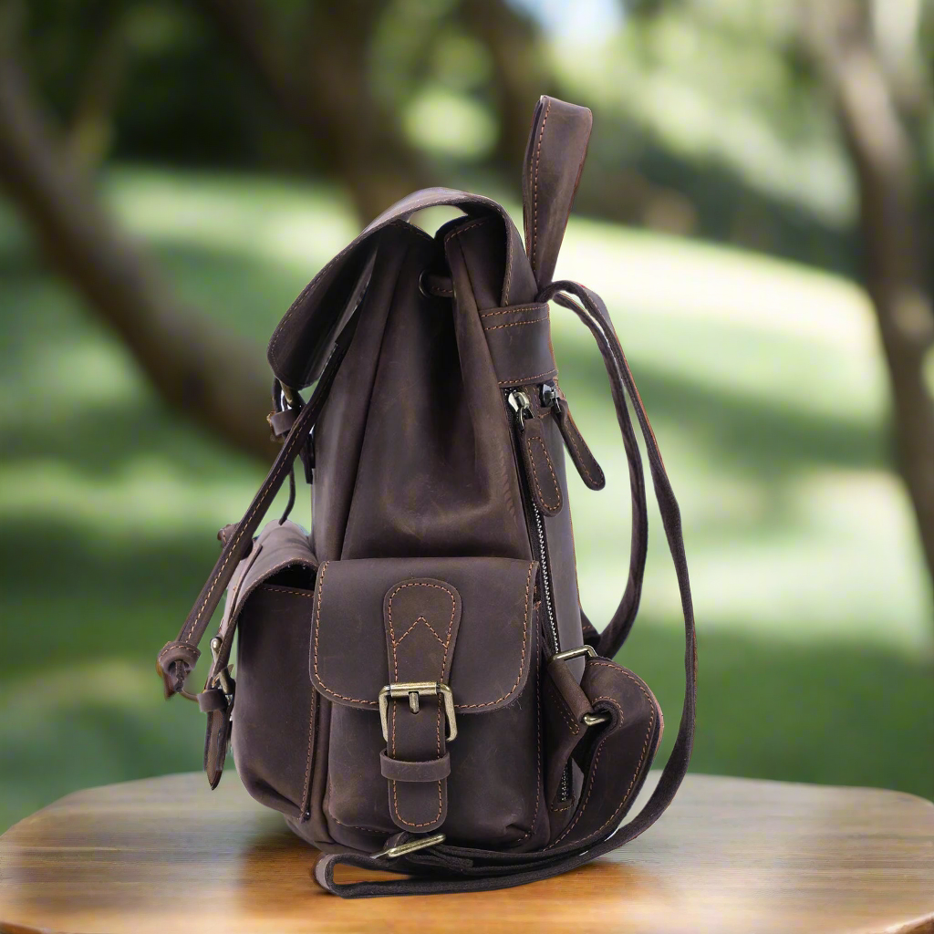 Genuine Leather Backpack for Women | Travel & Work