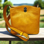 Leather Bucket Bag | Casual