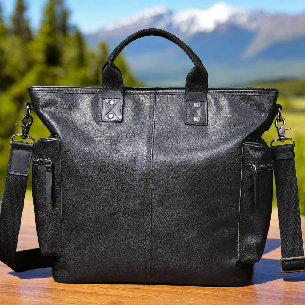 Versatile Premium Leather Briefcase | Office & Casual