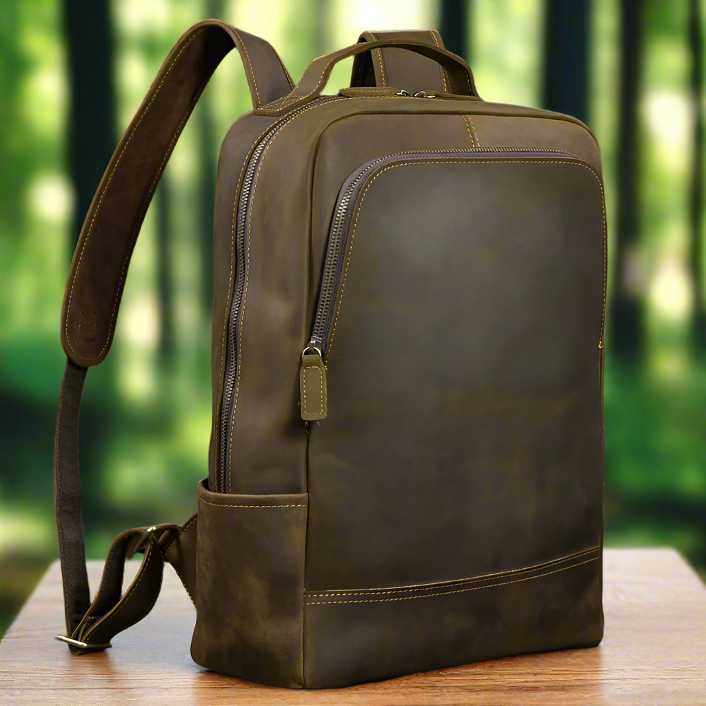 Men's Leather Backpack | Everyday Use
