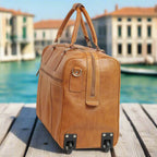 Oiled Calfskin Leather Duffel Bag | Travel & Business
