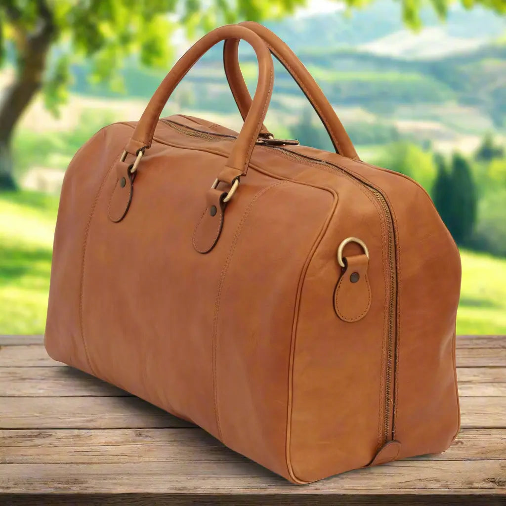 Leather Duffel Bag | Travel & Weekend Trips