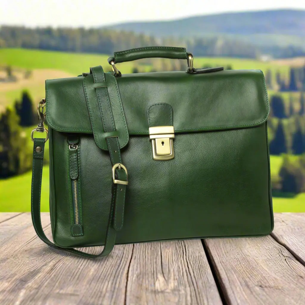 Full Grain Leather Briefcase | Office & Business