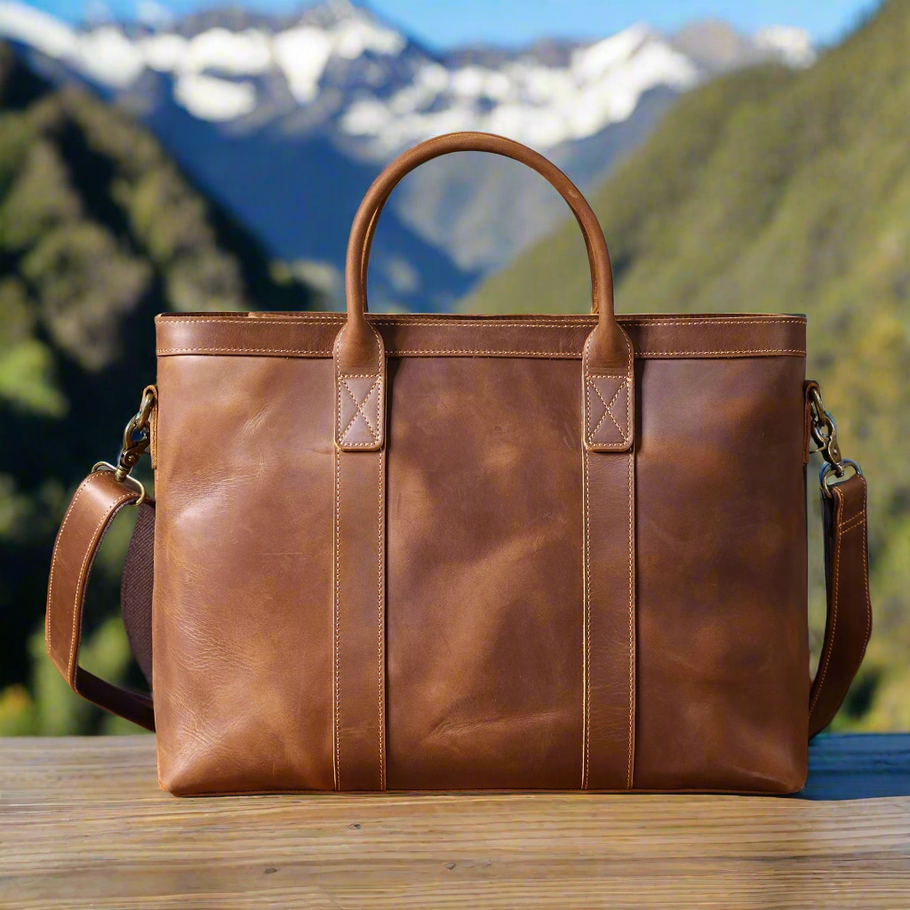 Professional Premium Leather 16 inch Laptop Bag | Work & Office