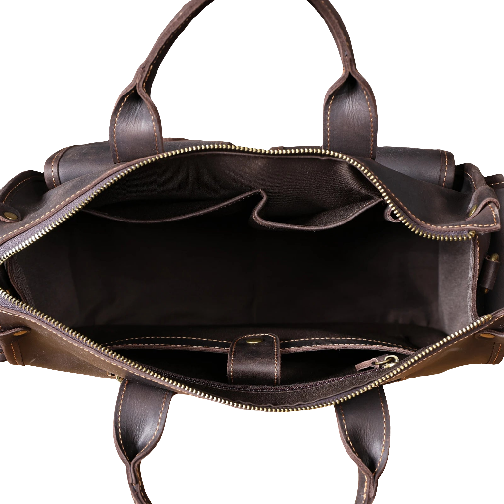 Premium Leather Briefcase/15 inch Laptop Bag |  Work & Business