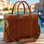 Soft Calfskin Leather Briefcase | Business & Office